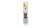 Lampka modułowa 3-fazowa czerwona 230-400V AC SVN127